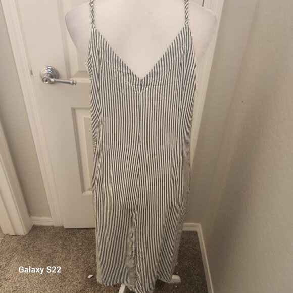 7 For All Mankind Striped Gray Dress - Picture 9 of 12